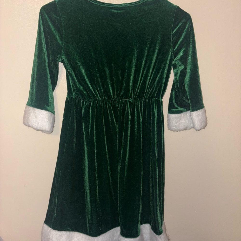 Holiday Time Green Velvet Apparel